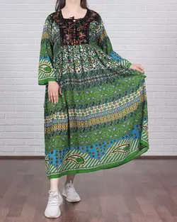 پیراهن کریشه هندی خامه دوزی برند KARTIC