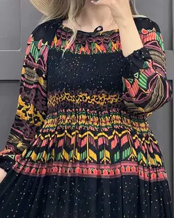 پیراهن نخ کریشه هندی کارتیک برند