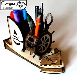 جامدادی رومیزی ای پلاس دیزاین طرح کشتی