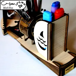 جامدادی رومیزی ای پلاس دیزاین طرح کشتی
