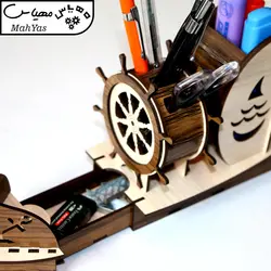 جامدادی رومیزی ای پلاس دیزاین طرح کشتی