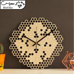 ساعت دیواری دکونوشاپ طرح کندو عسل