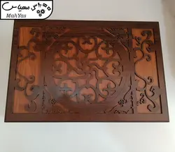 جعبه رومیزی تی بگ و تنقلات و زیر لیوانی مدل Mate Gol کد KL07