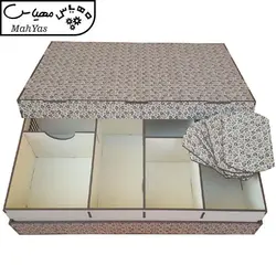 جعبه رومیزی تی بگ و تنقلات و زیر لیوانی مدل اصفهان کد KL34