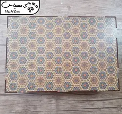 جعبه رومیزی تی بگ و تنقلات و زیر لیوانی مدل کویر کد KU18