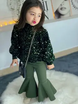 شومیز پولکی شلوار - مزون ماهسون