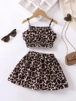 کراپ دامن پلنگی - مزون ماهسون