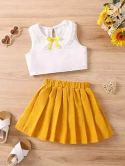 کراپ دامن پلیسه - مزون ماهسون