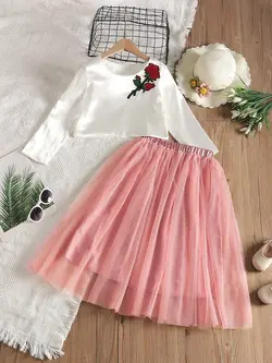 ست کراپ دامن مجلسی - مزون ماهسون