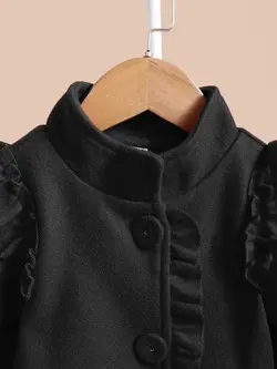 کلاه و پالتو مشکی - مزون ماهسون