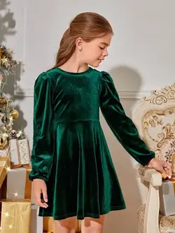 پیراهن مخمل - مزون ماهسون