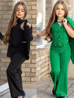 ست تاپ، کت و شلوار دمپا کد 19613 - مزون ماهسون