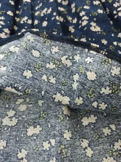 پیراهن دخترانه لنین کرکی پنبه طرح خوشه انگور