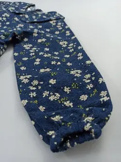 پیراهن دخترانه لنین کرکی پنبه طرح خوشه انگور