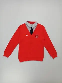 بلوز دو یقه کراواتی پسرانه مناسب 5 تا 16 سال