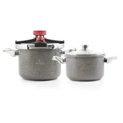 زودپز روگازی سه کاره دوقلوی کلیپسی لایف اسمایل مدل ZDS 5+7M - صمیم کالا