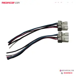 سوکت دسته راهنما و کلید شیشه بالابر چپ کوچک پژو 405 و پارس سولس