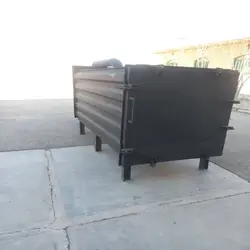 کوره نیمه صنعتی زغال فشرده