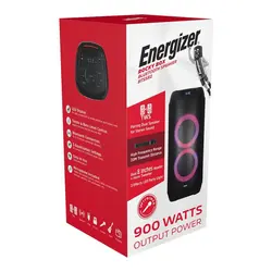 اسپیکر بلوتوثی قابل حمل انرجایزر Energizer مدل BTS582 با گارانتي معتبر متين نقد و اقساط با چك