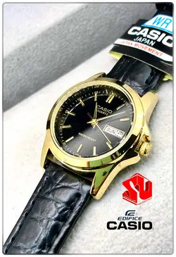 ساعت مچی زنانه کاسیو دو تقویم CASIO 1332 BLACK 