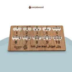 پازل آموزش اعداد سنجاب وود مدل قلک