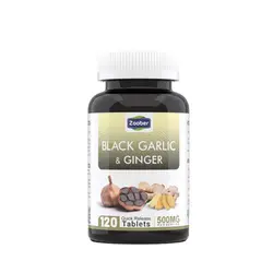 قرص سیر سیاه و عصاره زنجبیل 120 عددی - فروشگاه مواد غذایی سلامت