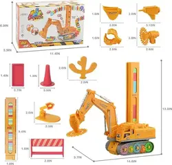 اسباب بازی بیل موزیکال چرخدنده ای دومینو ساز 120 قطعه