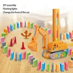 اسباب بازی بیل موزیکال چرخدنده ای دومینو ساز 120 قطعه