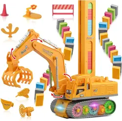 اسباب بازی بیل موزیکال چرخدنده ای دومینو ساز 120 قطعه