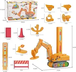 اسباب بازی بیل موزیکال چرخدنده ای دومینو ساز 120 قطعه