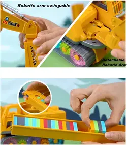 اسباب بازی بیل موزیکال چرخدنده ای دومینو ساز 120 قطعه