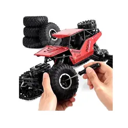 آفرود کنترلی  شارژی دسته تفنگی تعویض لاستیک مدل STRONG CLIMBING CAR