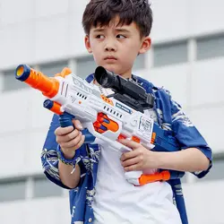 تفنگ تیر اسفنجی رگباری شارژی SPACE SOFT BULLET GUN SERIES