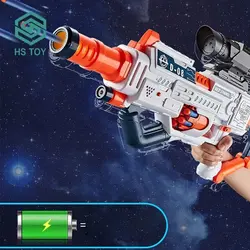 تفنگ تیر اسفنجی رگباری شارژی SPACE SOFT BULLET GUN SERIES
