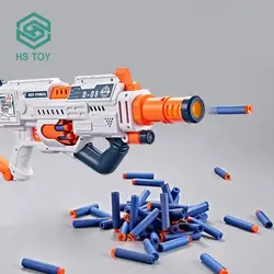 تفنگ تیر اسفنجی رگباری شارژی SPACE SOFT BULLET GUN SERIES