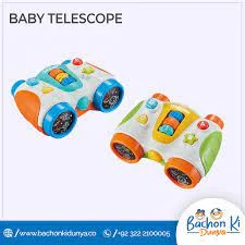 دوربین شکاری باطری خور موزیکال نشکن نوزاد مدل BABY TELESCOPE CHIMSTAR
