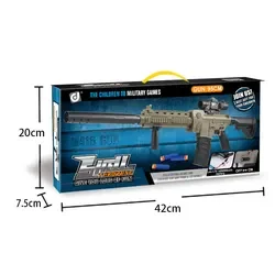 تفنگ تیر اسفنجی رگباری شارژی مدل نرف M416 Nerf Soft Darts Electric Gun