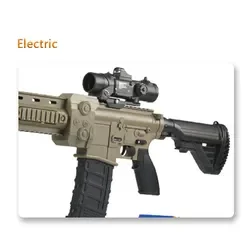 تفنگ تیر اسفنجی رگباری شارژی مدل نرف M416 Nerf Soft Darts Electric Gun