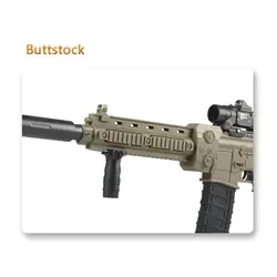 تفنگ تیر اسفنجی رگباری شارژی مدل نرف M416 Nerf Soft Darts Electric Gun