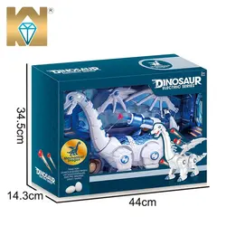 دایناسور باطری خور راه رونده تیر پرتاب کن تخم گذار بالدار MECHANICAL DRAGON TOY
