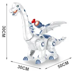 دایناسور باطری خور راه رونده تیر پرتاب کن تخم گذار بالدار MECHANICAL DRAGON TOY
