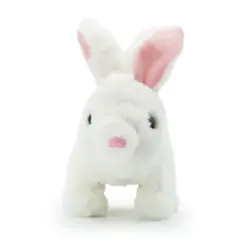 خرگوش باطری خور موزیکال راه رونده پشمالو MINI PLUSH PET PET HOUSE