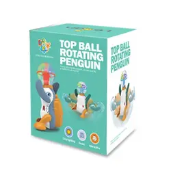 پنگوئن ملق زن توپ به دست TOP BALL ROTATING PENGUIN