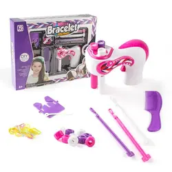 دستگاه بافت مو باطری خور Diy Rope Bracelet Toy Set For Girls