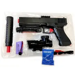 تفنگ کلت تیرژله ای رگباری شارژی JUSTICE TEAM