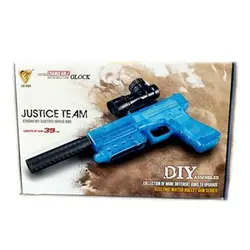 تفنگ کلت تیرژله ای رگباری شارژی JUSTICE TEAM