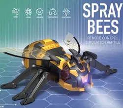 اسباب بازی زنبور کنترلی شارژی مدل راه رونده دود زا مدل SPRAY  BEES TOY