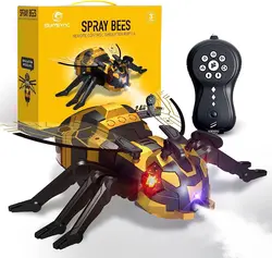 اسباب بازی زنبور کنترلی شارژی مدل راه رونده دود زا مدل SPRAY  BEES TOY