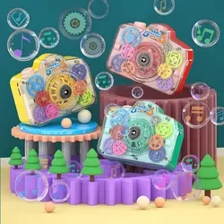 دوربین حبابساز چرخ دنده ای موزیکال و چراغدار مدل GEAR BUBBLE MACHINE