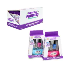 رول یدک استمپر ناخن با لاک DIY NAIL ART STUDIO BEAUTIFUL PRINCESS FASHION GIRL